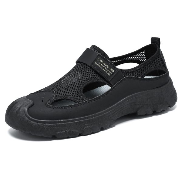 Women's Breathable Mesh Backless Walking Mule Shoes