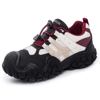 Black & Red Outdoor Protective Hiking Shoes