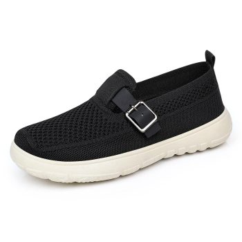 Breathable Mesh Buckle Casual Shoes