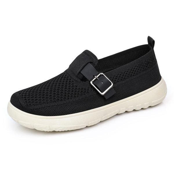 Breathable Mesh Buckle Casual Shoes