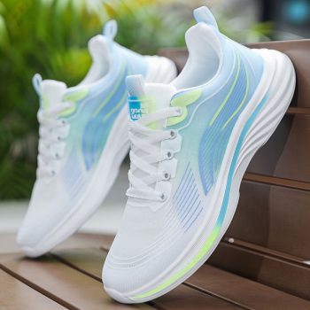Gradient Knit Mesh Lightweight Sneakers