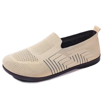Knit Mesh Slip-On Loafers