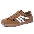 Leopard Print Patchwork Retro Sneakers