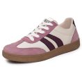 Pink & White Patchwork Retro Trainers