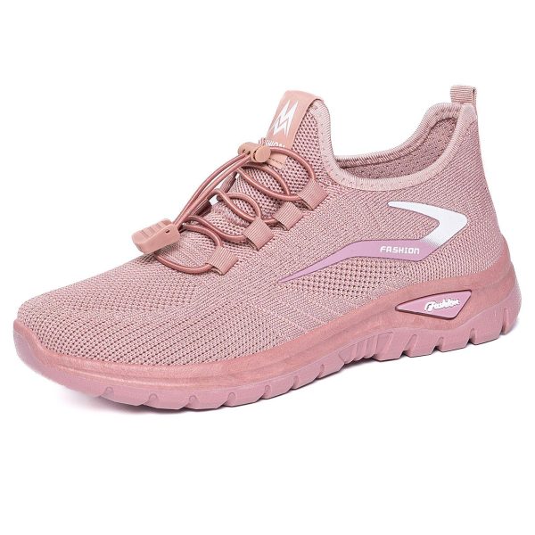 Zapatillas deportivas rosa sin cordones